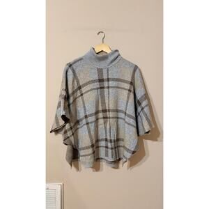 Made in Italy Note di Anita Merino Wool/Cashmere Blend Top Poncho One Size